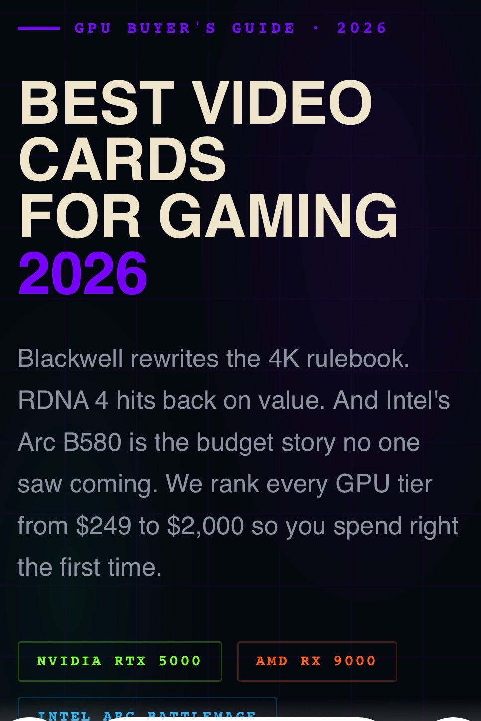 Best Video Cards for Gaming 2026