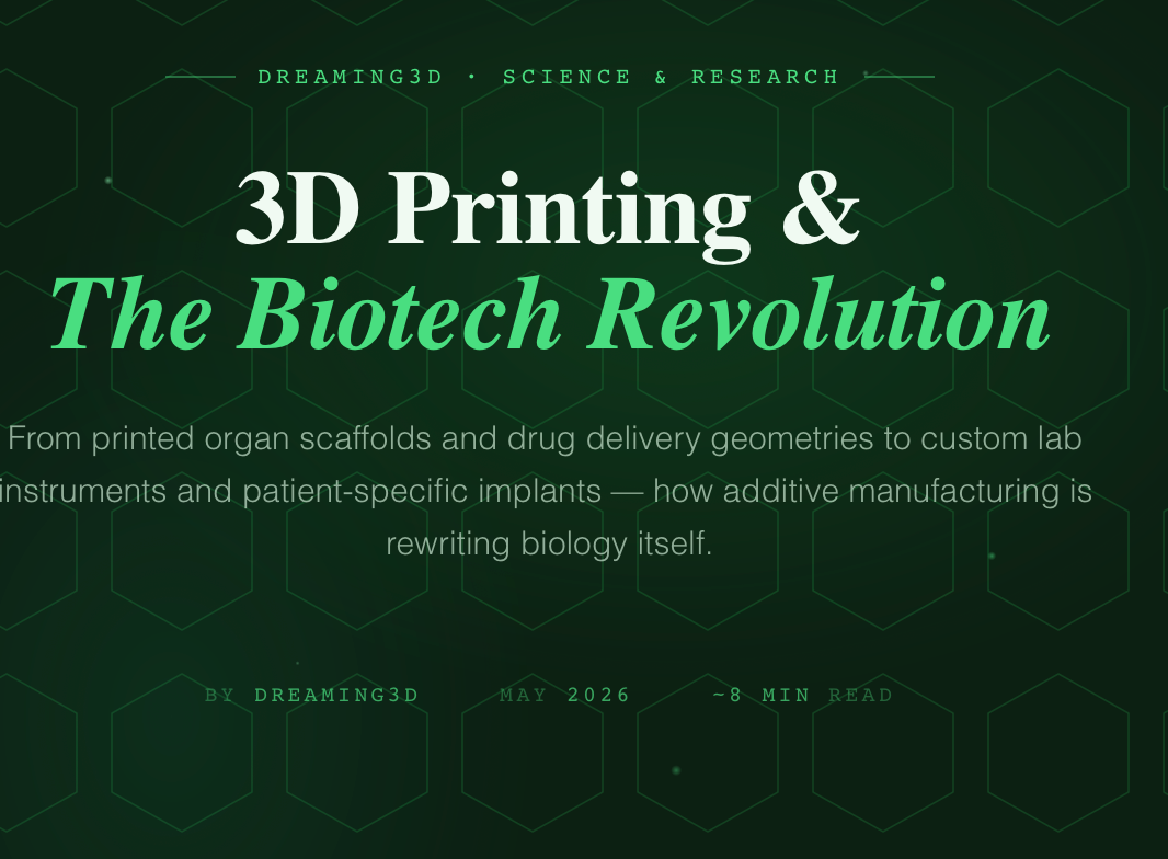 From Printed Organs to Personalized Pills: The 3D Printing Revolution Reshaping Medicine