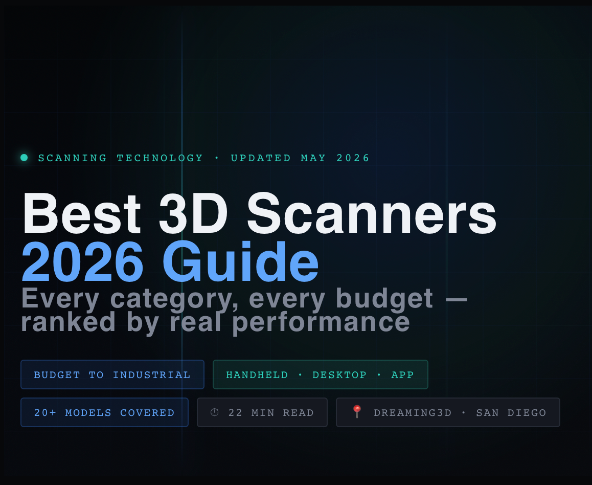 Best 3D Scanner Guide 2026: Every Category Tested & Ranked