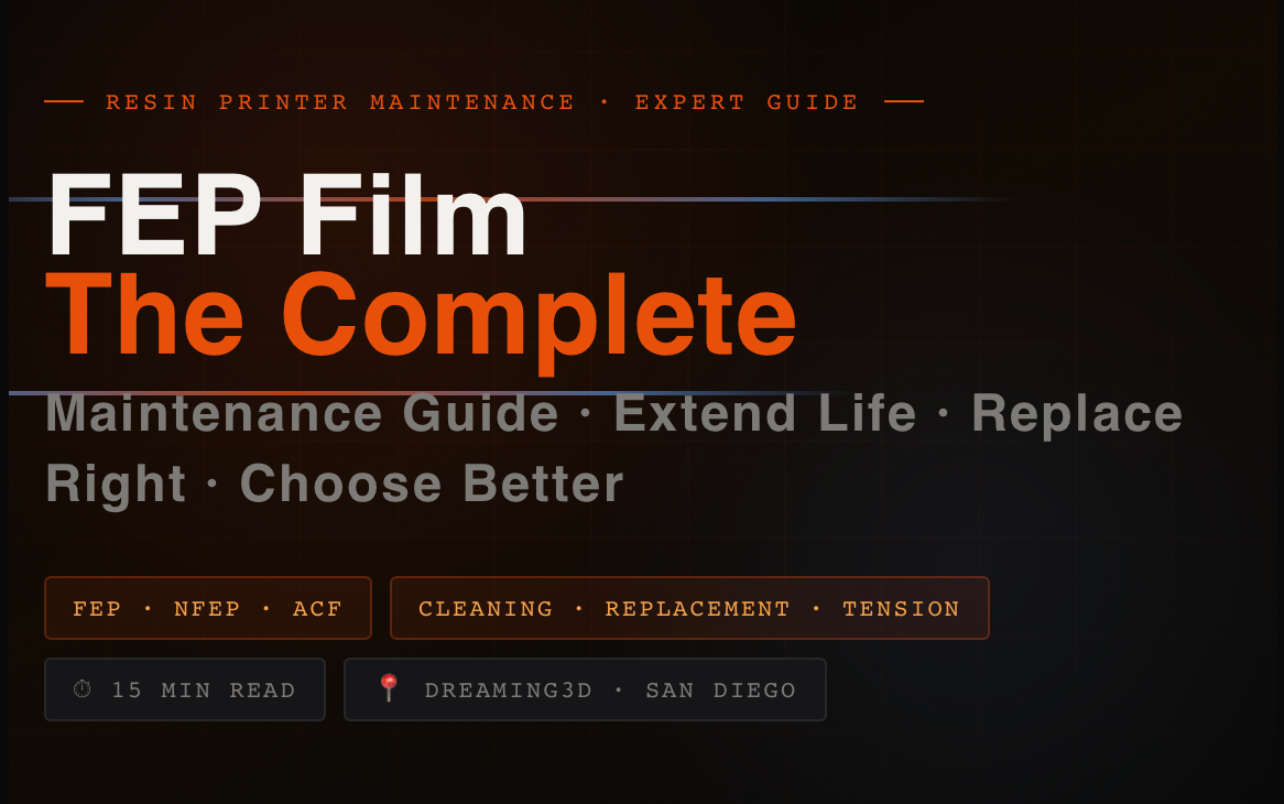 The Complete FEP Film Maintenance Guide: Extend Your Resin Printer's Life