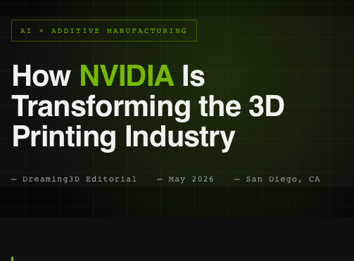 How NVIDIA Is Transforming the 3D Printing Industry