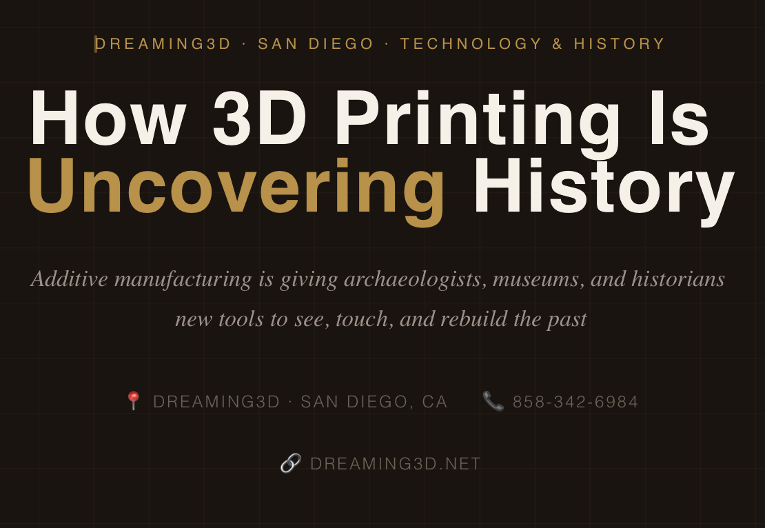 How 3D Printing Is Uncovering History