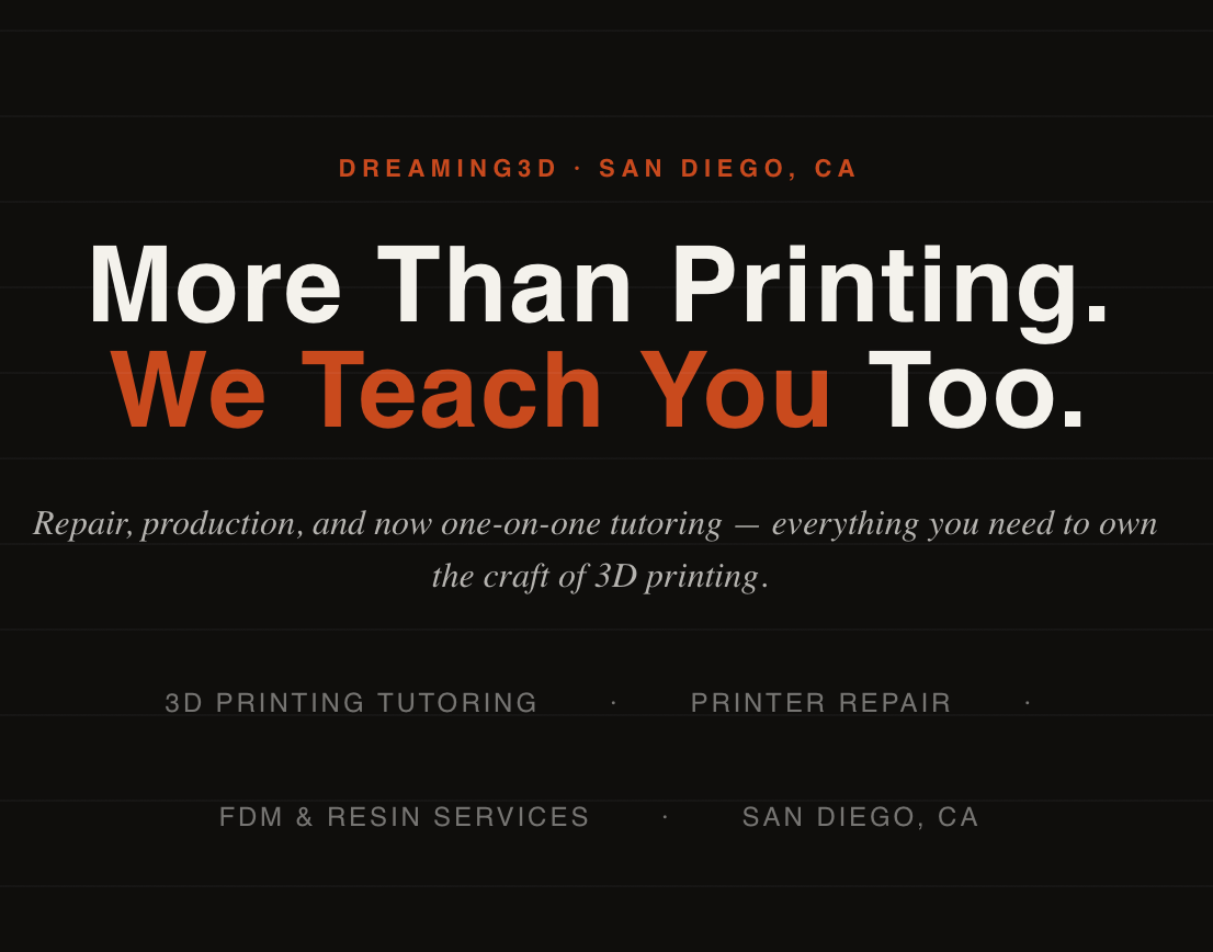 More Than Printing. We Teach You Too.