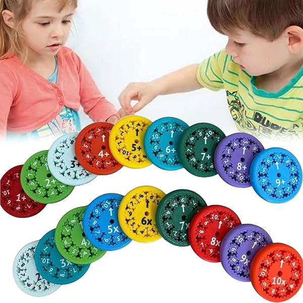Math Fidget Spinners – Multiplication & Addition Learning Toy ...