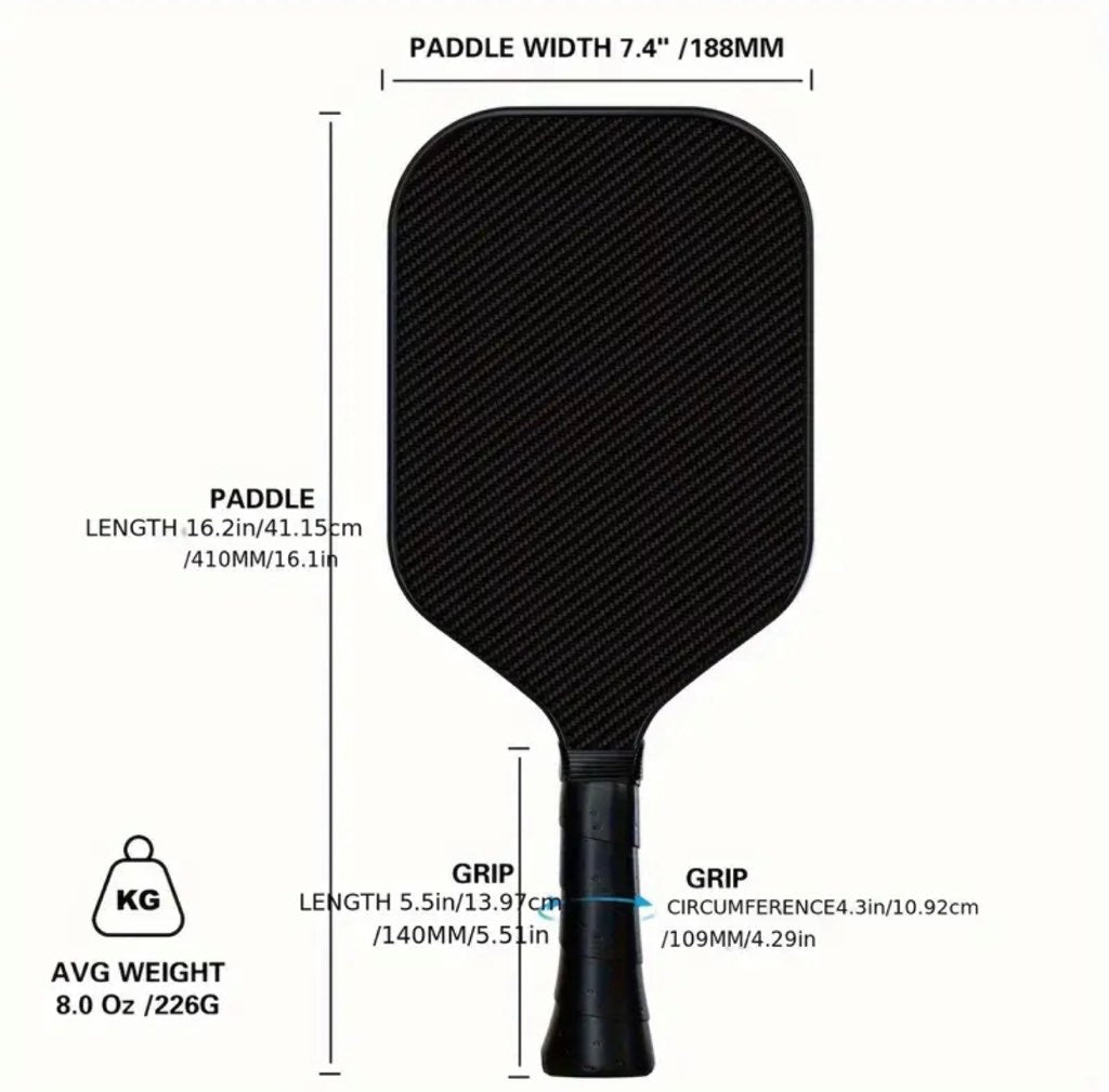 Carbon Fiber Pickleball Paddle