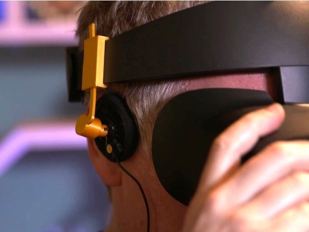 Headphone Holder Designed To Fit The Oculus RIFT S & Koss Porta Pro