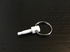 Apple Lightning to Headphone Jack dongle Keychain Holder