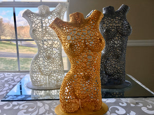 Female Torso Art Matrix Sculpture
