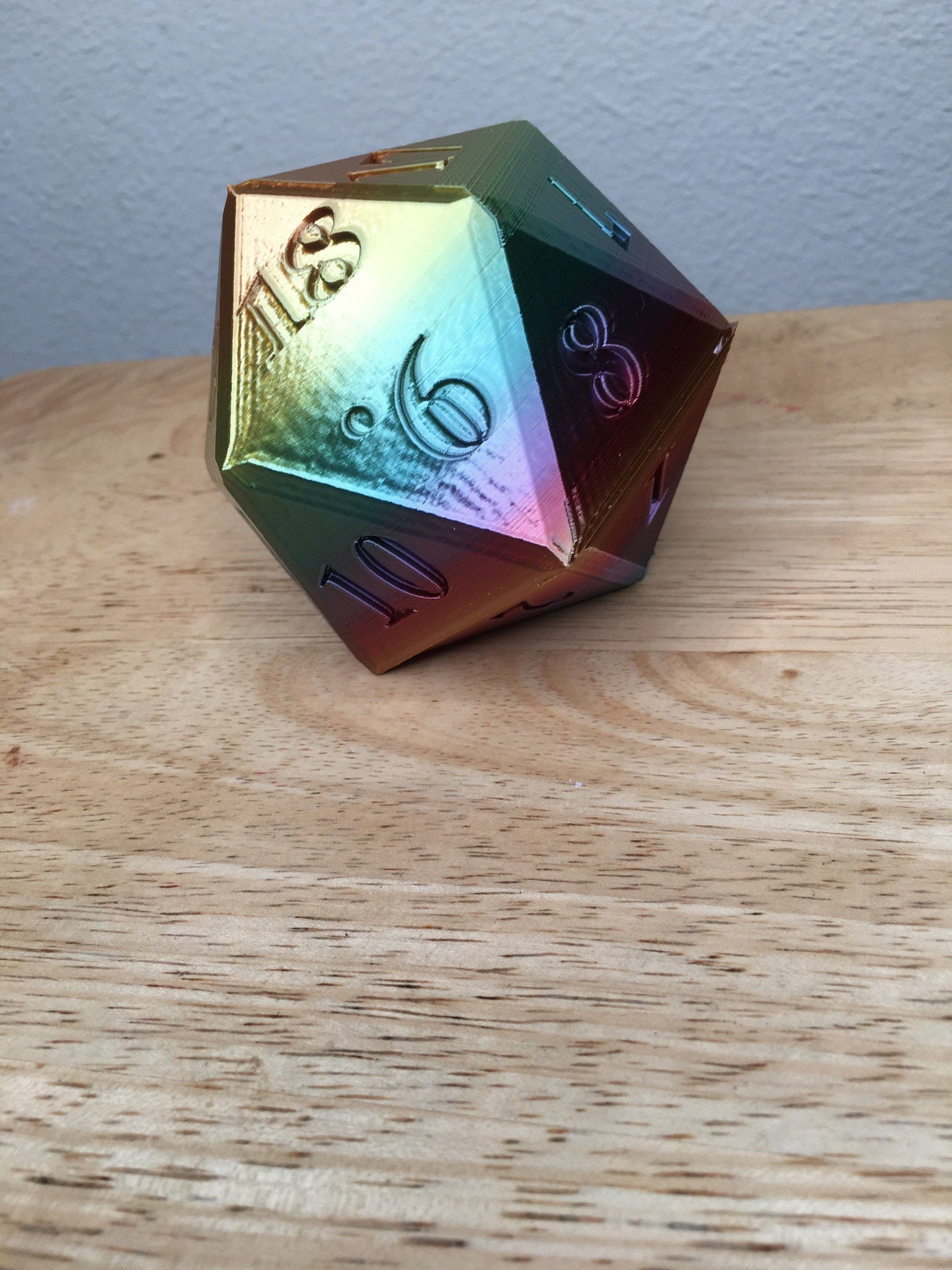 D20 Dice Holder with Magnetic Lid, 3D Printed Dungeons And Dragons Accessories, D&D Birthday Gift For Best Friend